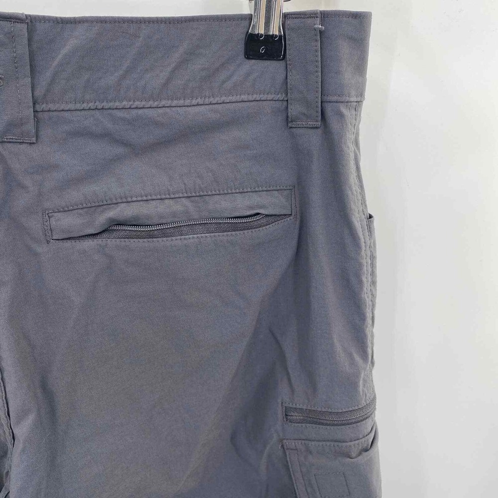 Orvis Cargo Shorts Mens 32 Gray Nylon Quick Dry Pockets Gorpcore - Picture 6 of 11